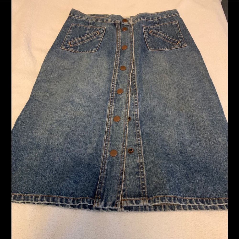 Gap denim skirt
